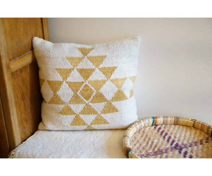 Woven Woolen Cushion