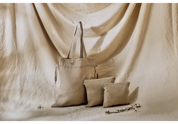 Linen Cosmetic Bag (medium)